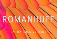 Romanhuff Extra Bold Font