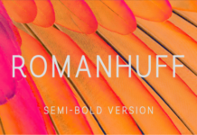 Romanhuff Semi-Bold Font