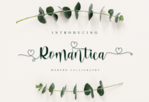 Romantica Font Poster 1