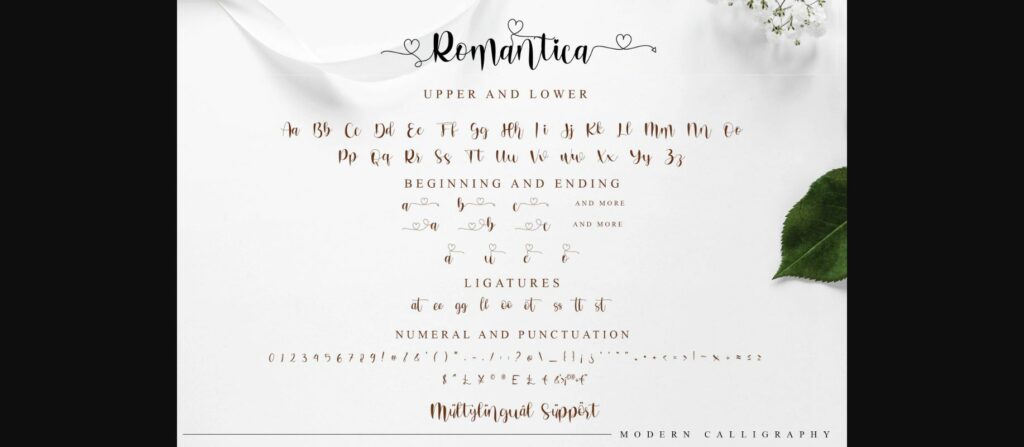 Romantica Font Poster 6