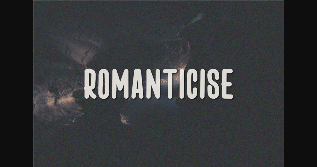 Romanticise Font Poster 1