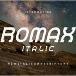 Romax Italic Fonts