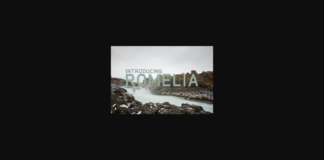 Romelia Font Poster 1