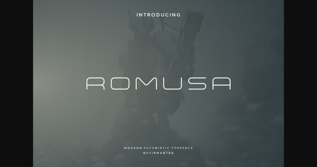 Romusa Font Poster 3