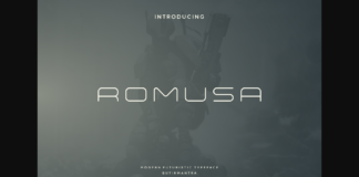 Romusa Font Poster 1