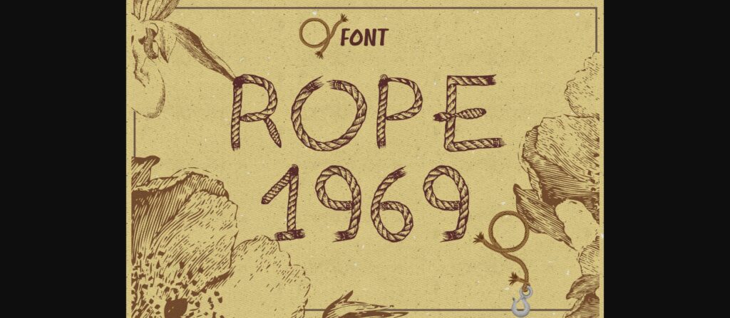 Rope 1969 Font Poster 1