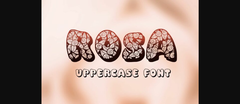 Rosa Font Poster 3