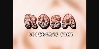 Rosa Font Poster 1