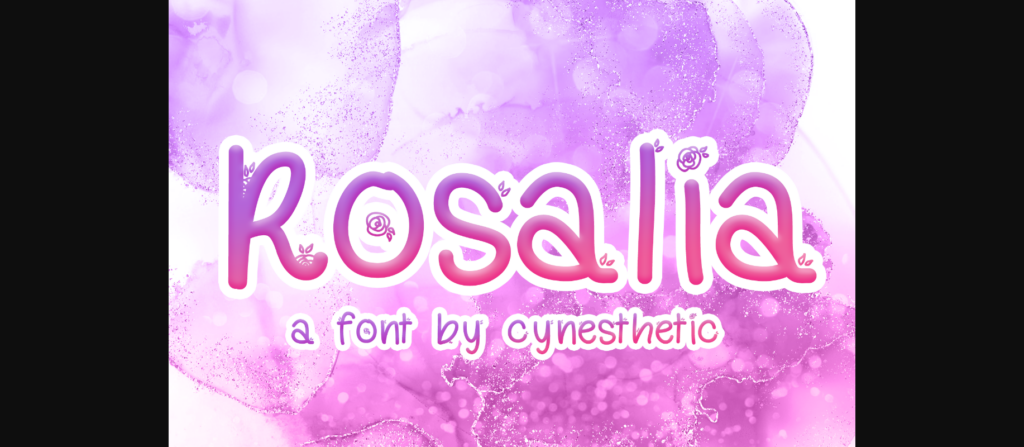 Rosalia Font Poster 1