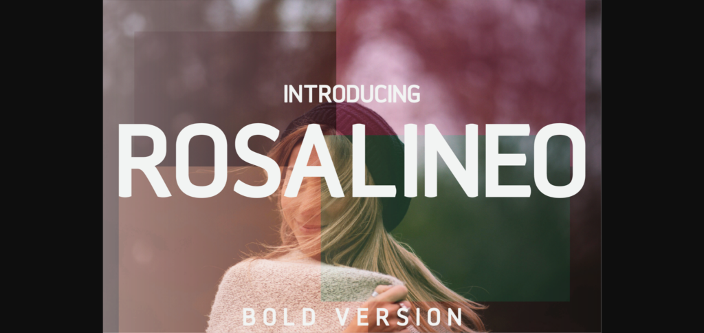 Rosalineo Bold Font Poster 3