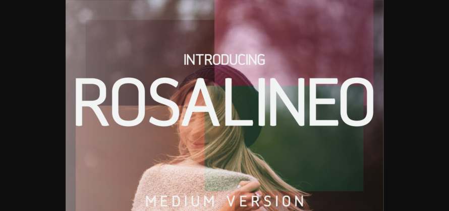 Rosalineo Medium Font Poster 3