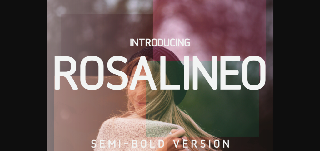 Rosalineo Semi-Bold Font Poster 1