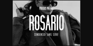 Rosario Font Poster 1