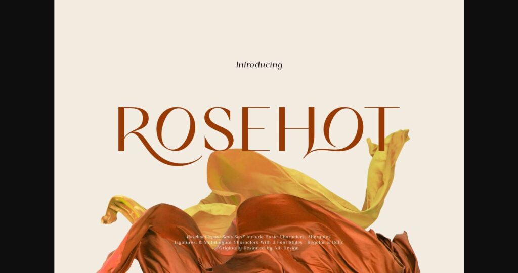 Rosehot Font Poster 3