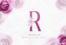 Roselyn Font Poster 1