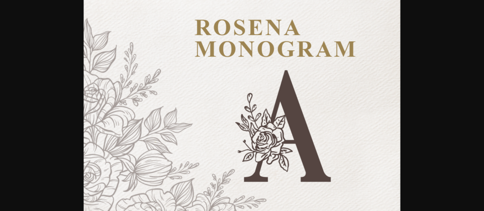 Rosena Font Poster 3