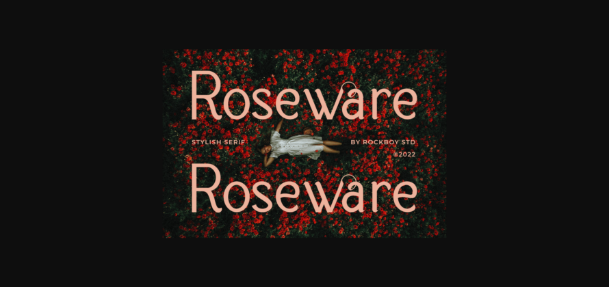 Roseware Font Poster 3