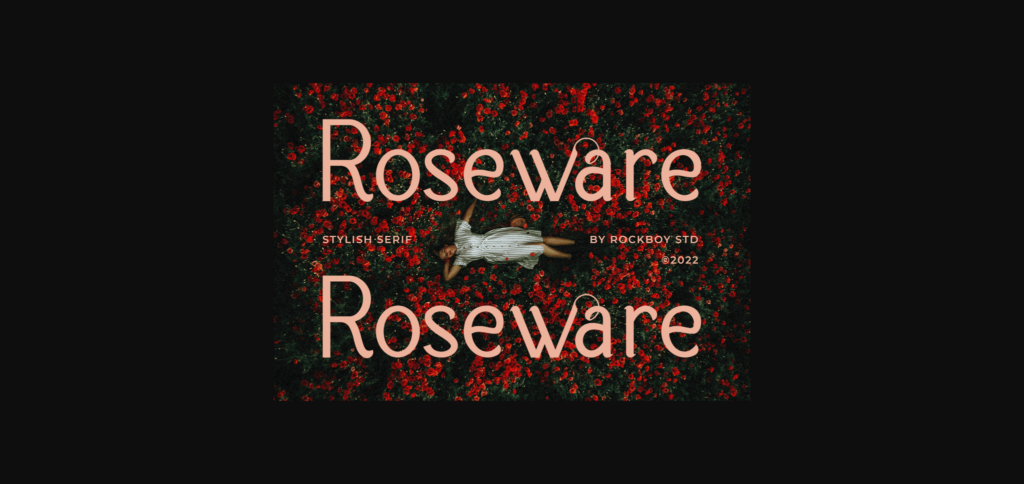 Roseware Font Poster 1