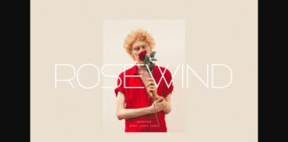 Rosewind Font Poster 1