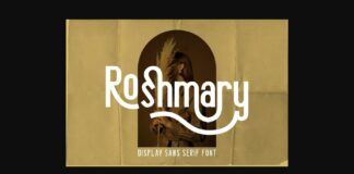 Roshmary Font Poster 1