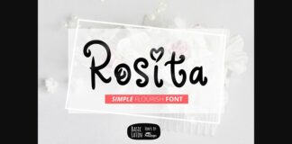 Rosita Font Poster 1