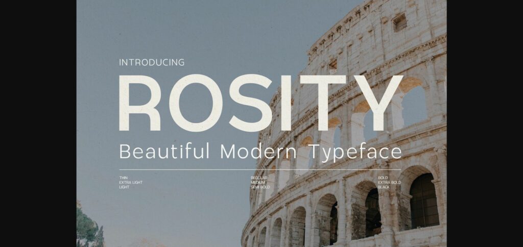 Rosity Font Poster 1