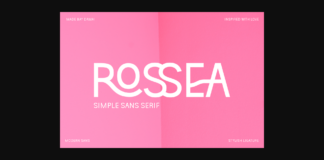 Rossea Font Poster 1