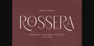 Rossera Font Poster 1