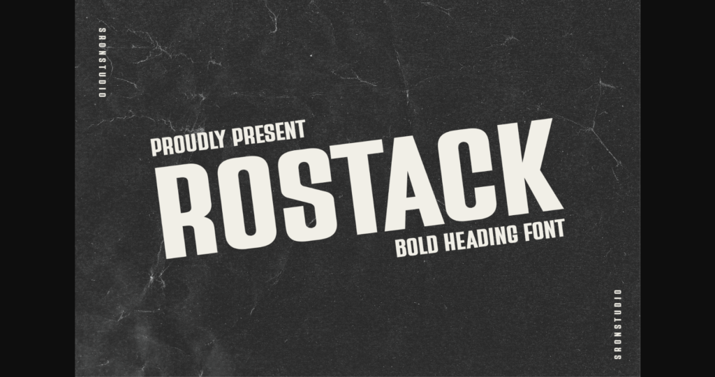 Rostack Font Poster 1