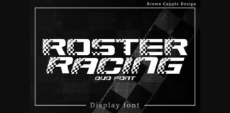 Roster Racing Font Poster 1