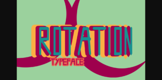 Rotation Font Poster 1