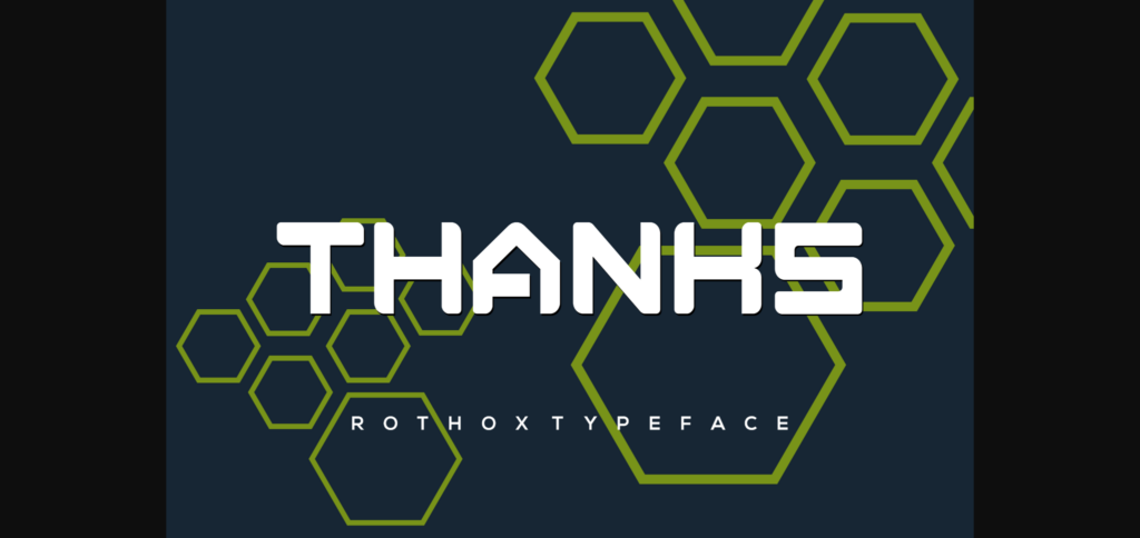 Rothox Font Poster 7