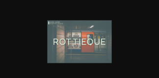 Rottieque Font Poster 1