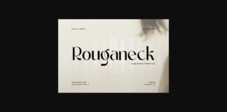 Rouganeck Font Poster 1