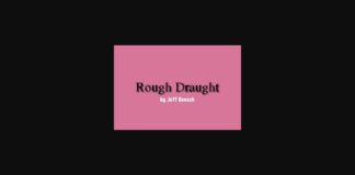 Rough Draught Font Poster 1