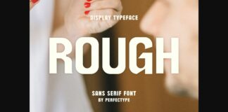 Rough Font Poster 1