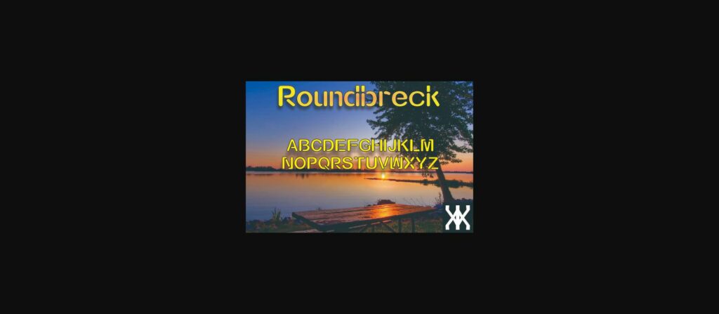 Roundbreck Font Poster 4