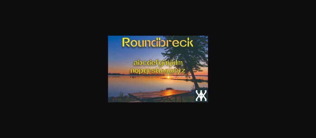 Roundbreck Font Poster 5