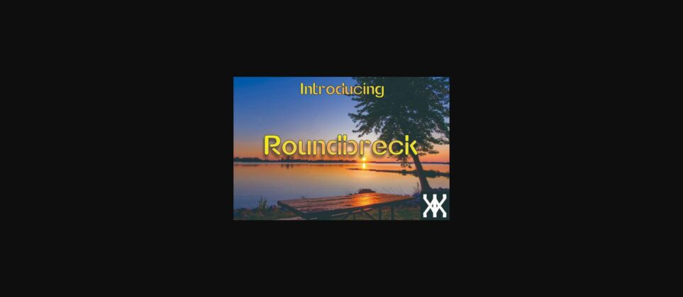 Roundbreck Font Poster 3