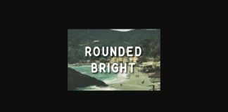 Rounded Bright Font Poster 1