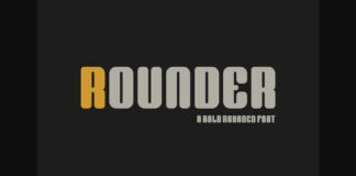 Rounder Font Poster 1