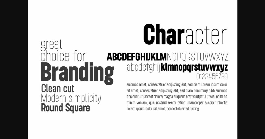 Roundkey Font Poster 4