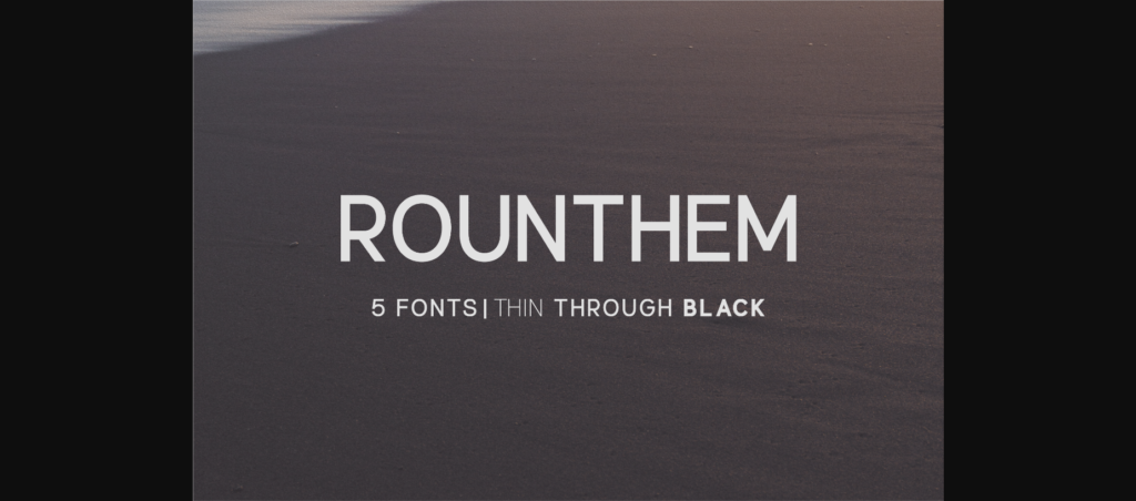 Rounthem Font Poster 3