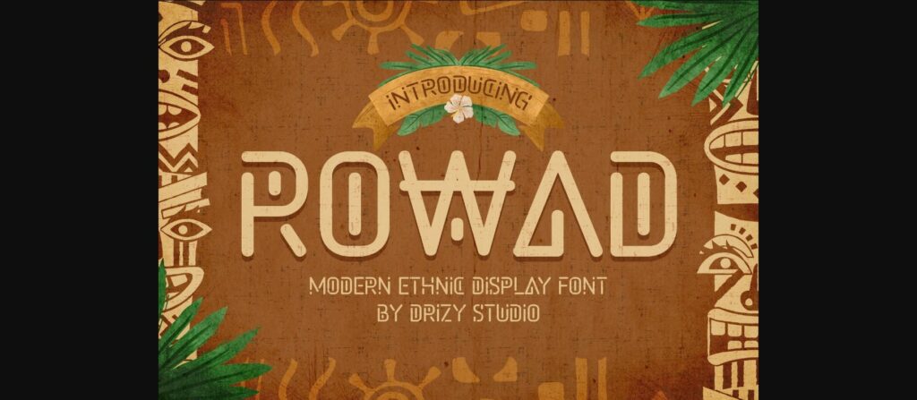 Rowad Font Poster 3