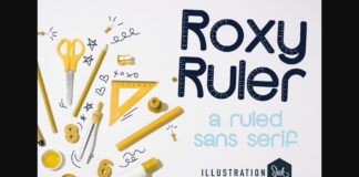 Roxy Ruler Font Poster 1