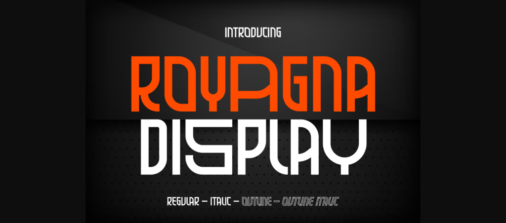 Royagna Font Poster 3