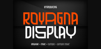 Royagna Font Poster 1