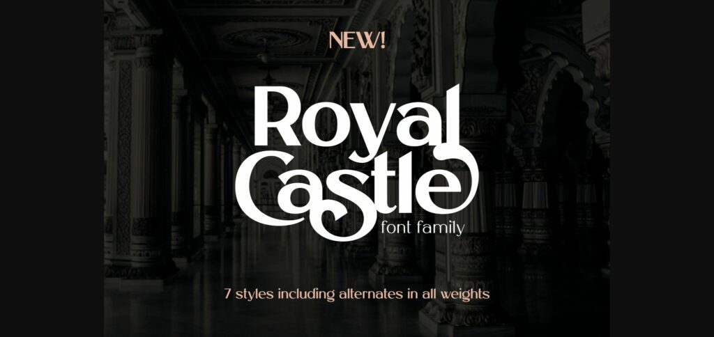 Royal Castle Font Poster 3