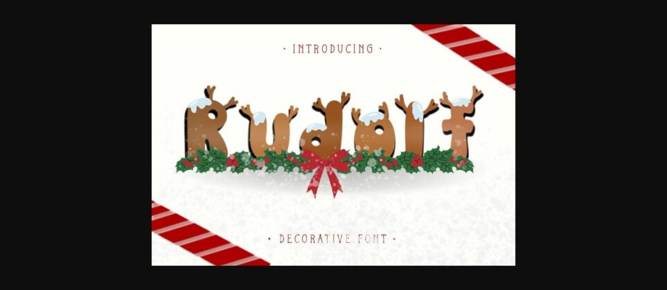 Rudolf Font Poster 3