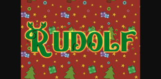 Rudolf Font Poster 1